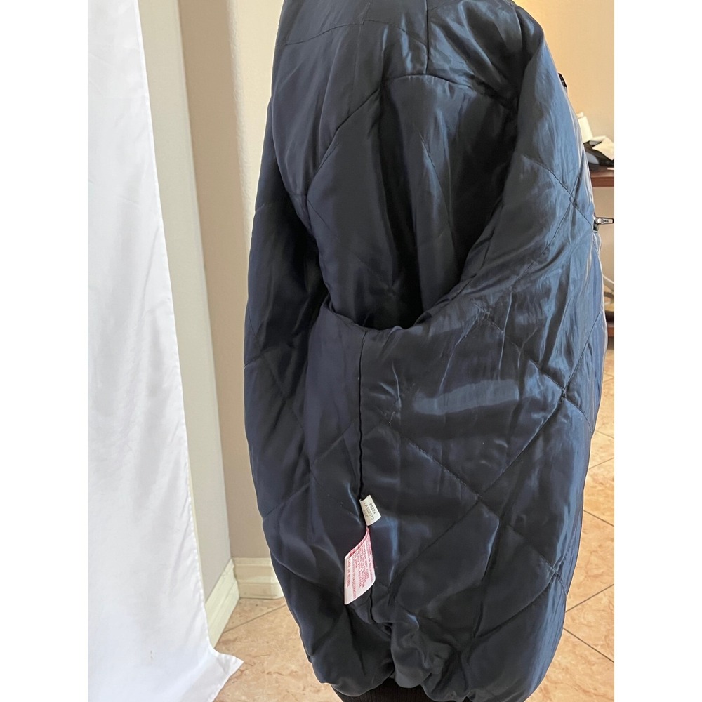 Vintage NFL Seattle Seahawks Jacket Suede Leather Bomber Full‎ Zip Mens XL - Picture 10 of 13